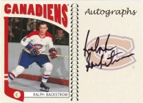 2004-05 In The Game Franchises Update Autographs Ralph Backstrom.webp
